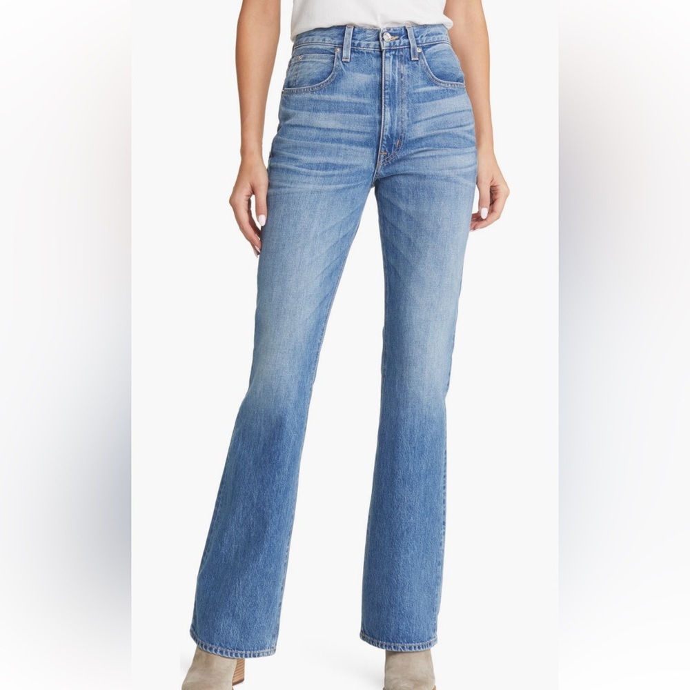 SLVRLAKE High Waist Slim Bootcut Jeans in Tucson